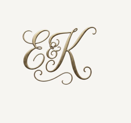 Evijas un Kamila monograms — E un K